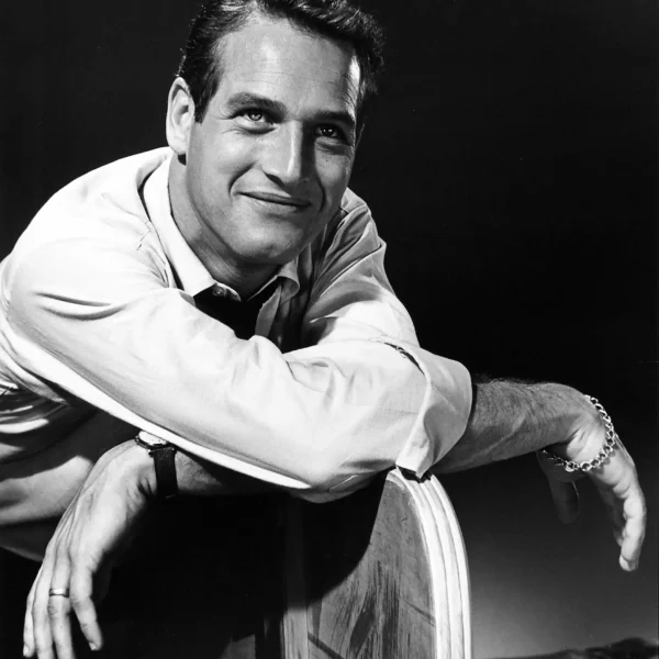 Paul Newman Publicity Still Poster, Relaxed Studio Portrait Photography Print