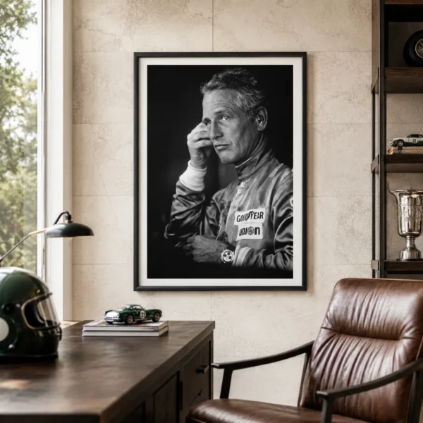 Paul Newman Sebring Race Poster, Florida Motorsport Photo Photography Print