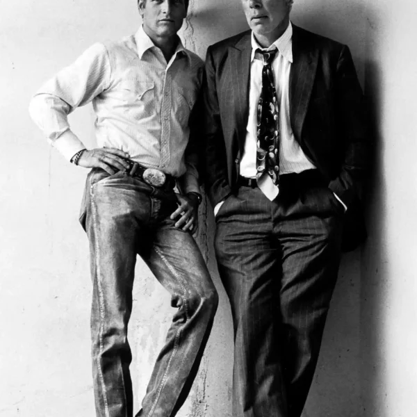 Paul Newman Lee Marvin Poster, Western Hat Portrait Photography Print