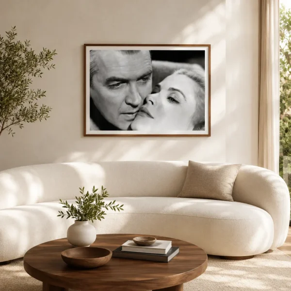 Rear Window Grace Kelly and James Stewart Film Poster