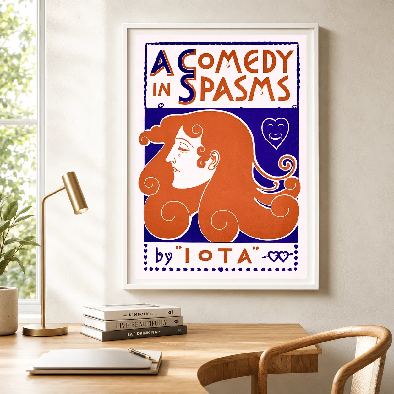 Spasms — strong choice for entertainment poster collector, Comedy in Spasms