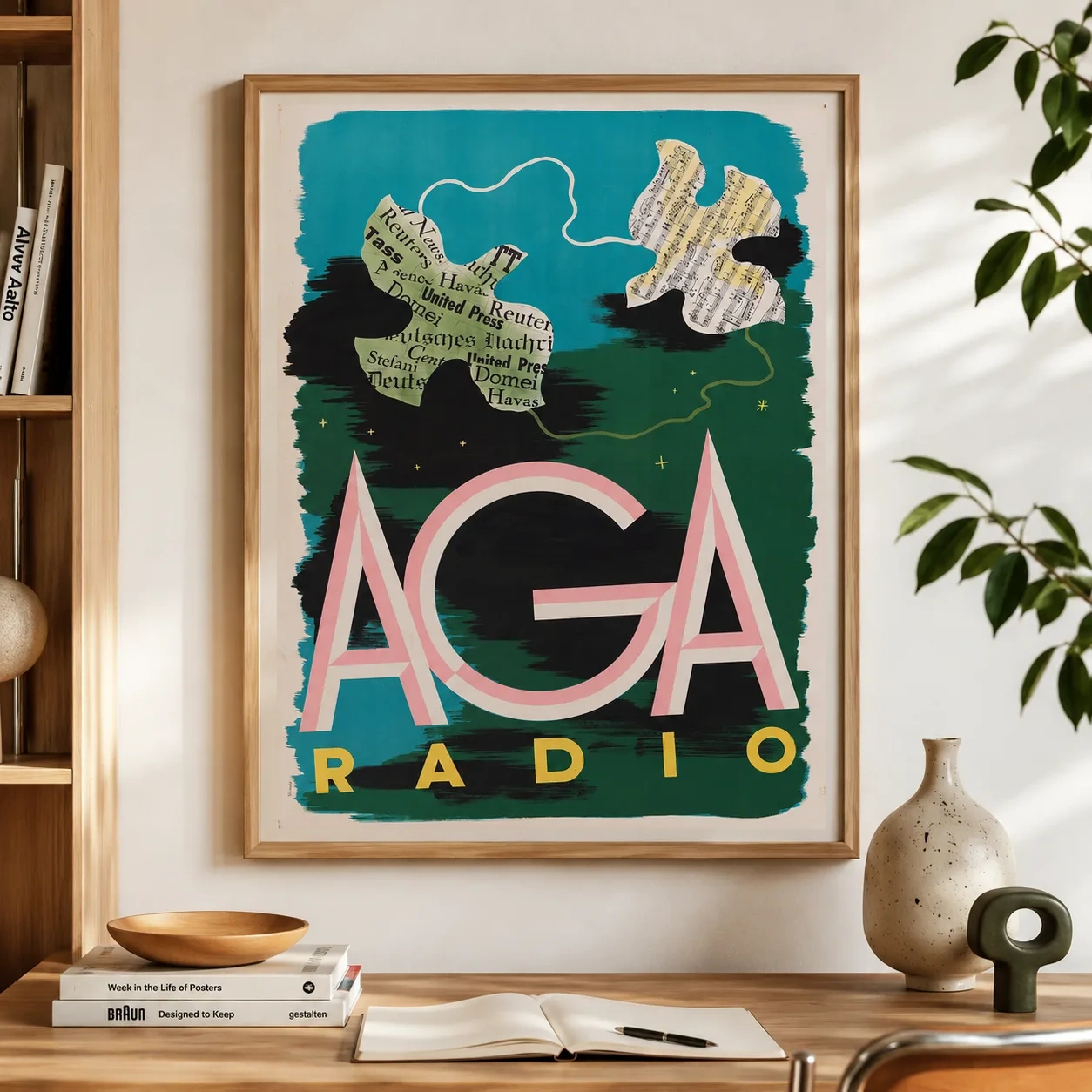 Aga Radio — built around AGA Radio advertising from the 1940s with audio product