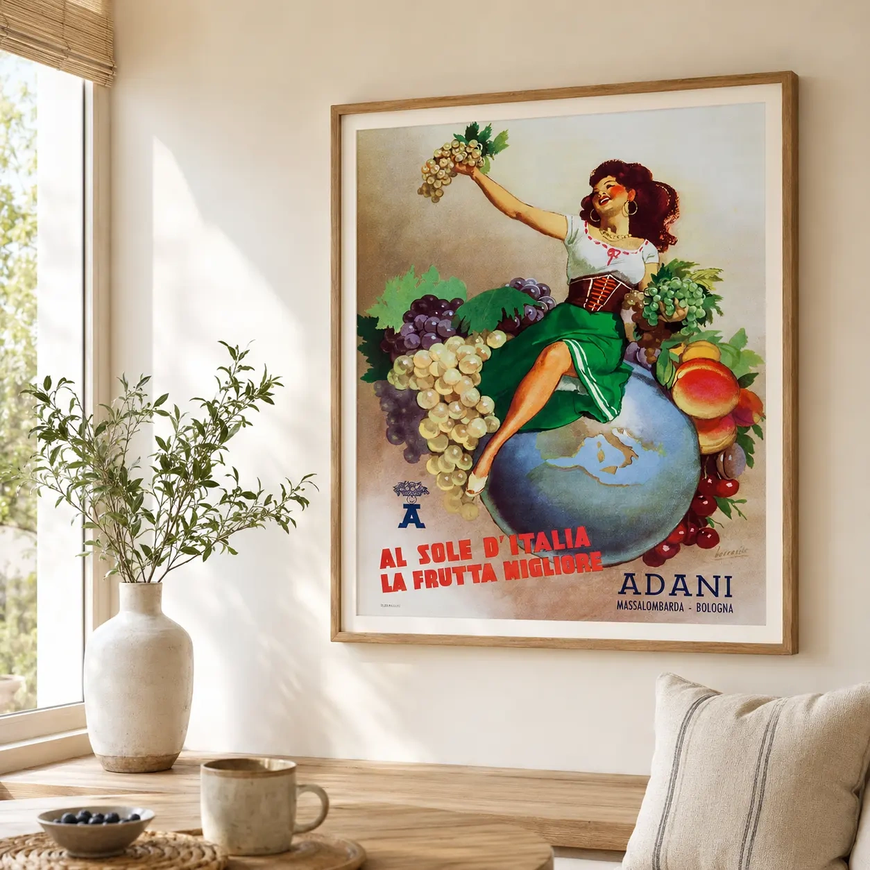 Adani Advertising Foschini — strong choice for cafe poster collector, Adani Advertising Poster, G.