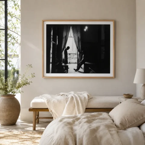 Allen Frame poster showing Mexico City pair portrait, 2002 - 28x40 inches