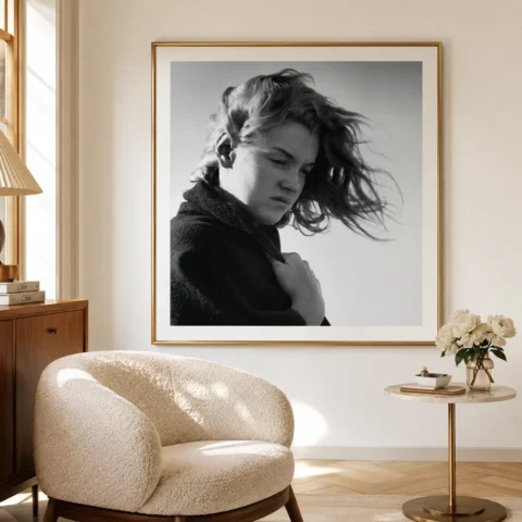 André de Dienes poster showing Marilyn Monroe portrait, 1946 - 28x40 inches
