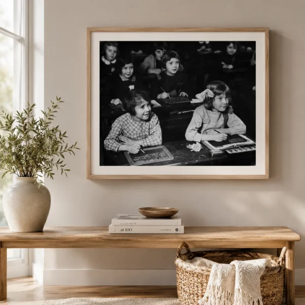 Girls School Paris Poster, André Kertész 1930 Photography Print