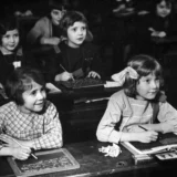 Girls School Paris Poster, André Kertész 1930 Photography Print