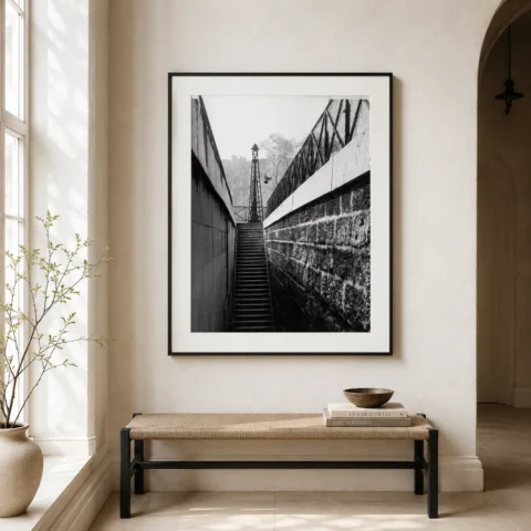 André Kertész poster showing Vert Galante Paris view, 1963 - 28x40 inches