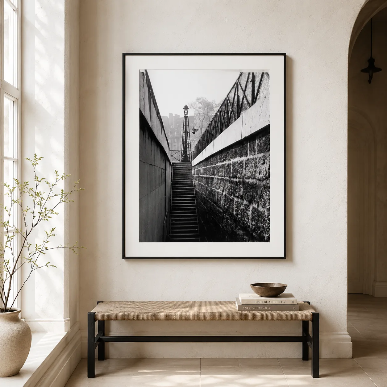 André Kertész poster showing Vert Galante Paris view, 1963 - 28x40 inches
