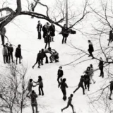 Washington Square Poster, André Kertész 1969 Photography Print