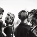 Vintage French Dance Photography Print, Janine Niépce, Open-Air Ball 1959