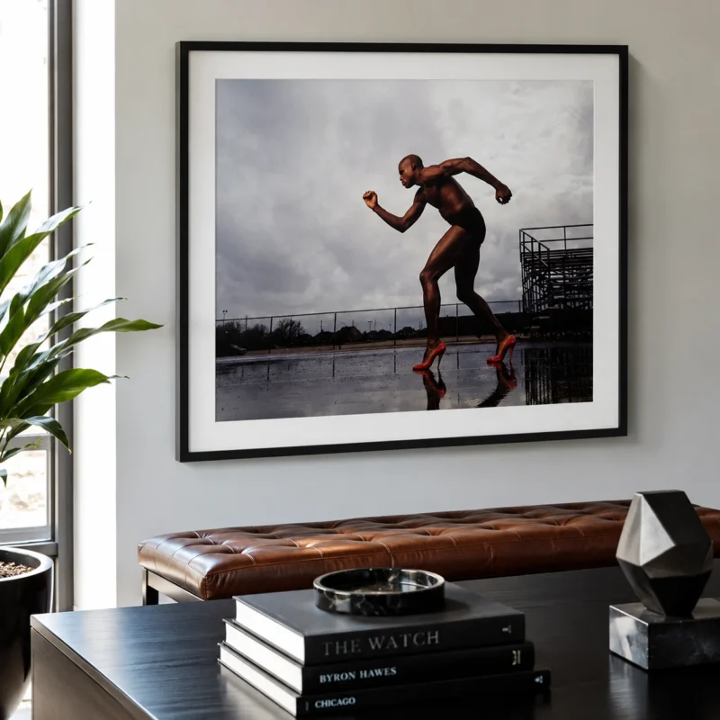 Carl Lewis Houston Poster, Annie Leibovitz 1994 Photography Print