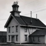 Masonic Lodge Mendocino Poster, Ansel Adams 1964 Photography Print