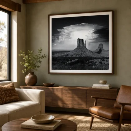 Anthony J. Beckesh Mittens and Thundercloud Monument Valley 1982 photography print on MerchFuse