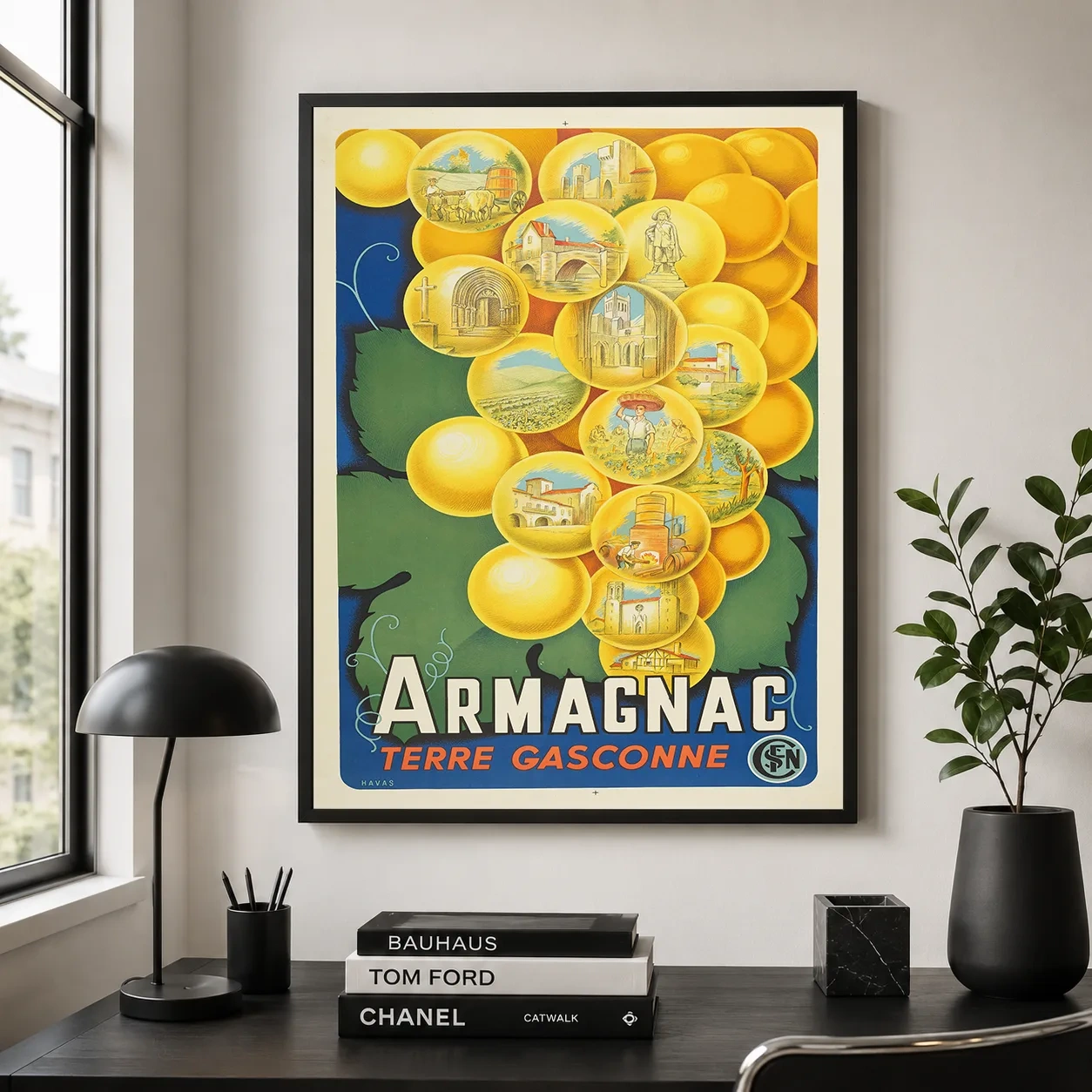Armagnac Terre Gasconne — strong choice for European beverage poster collector, Armagnac Terre