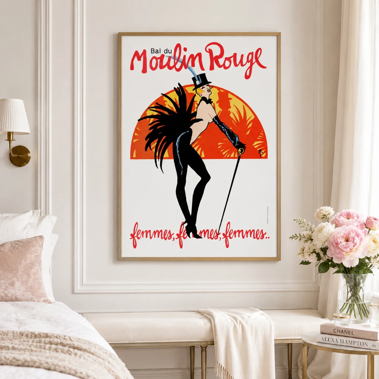 Moulin Rouge Dance — moulin Rouge Dance Poster, 1970s Paris Cabaret Print gives buyers Bal