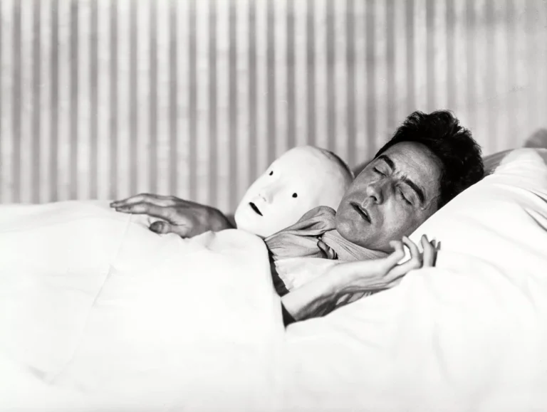 Clean artwork view of Jean Cocteau Lying with the Mask of, Fine Art Photography Print. You will receive an unframed premium reproduction print of Jean Cocteau Lying with the Mask of Antigone 1927, produced as wall art for home or studio display.