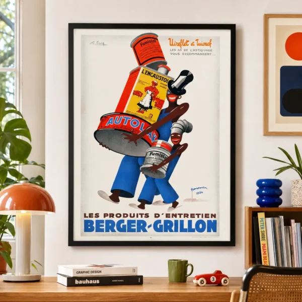 Berger Grillon Poster, 1930 Kitchen Wall Art Print