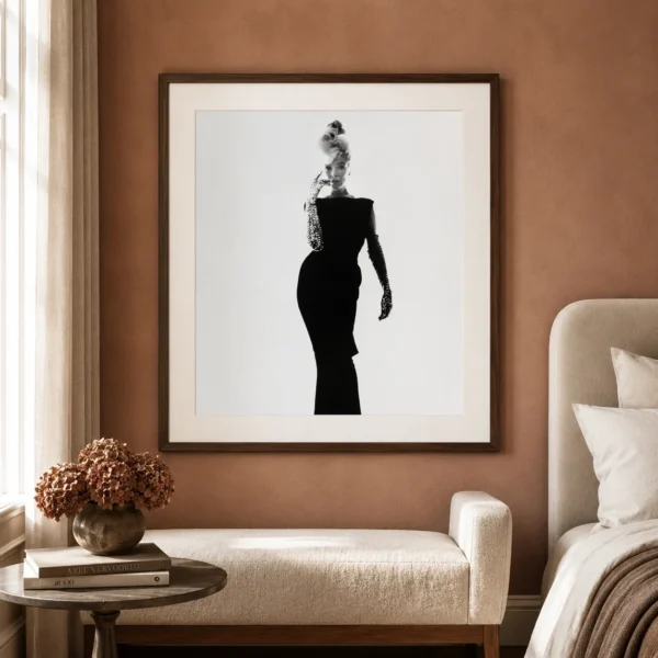 Bert Stern Marilyn Monroe in Black Dress 1962 Photography Print