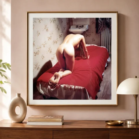 Chambre Close Paris Bettina Rheims Photography Print showing Chambre Close Paris Print (1991) focuses on Bettina Rheims’