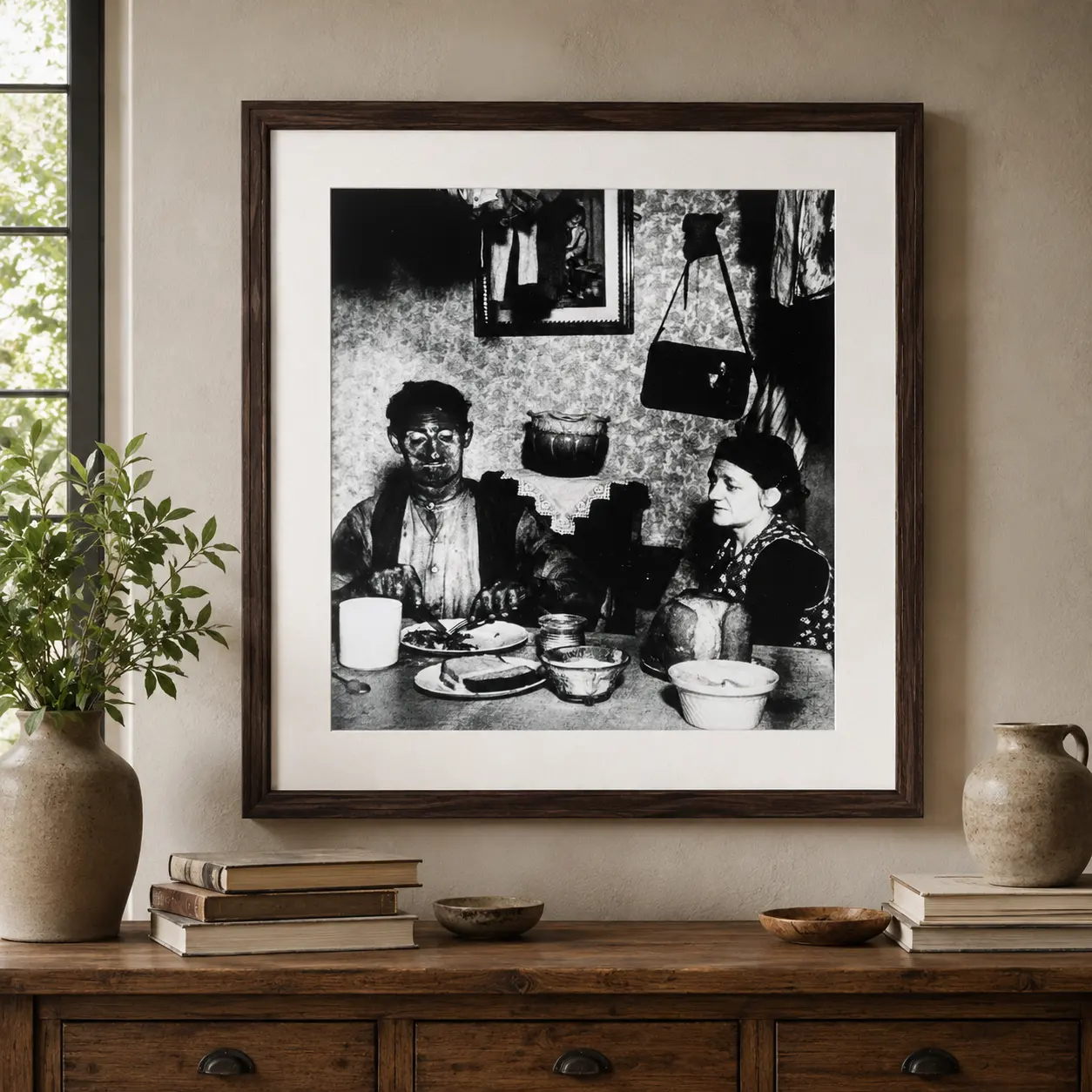 Bill Brandt — bill Brandt Northumbrian Miner at His Evening Meal 1937 photography