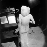 Marilyn Monroe Singing Happy Birthday to Photography Print