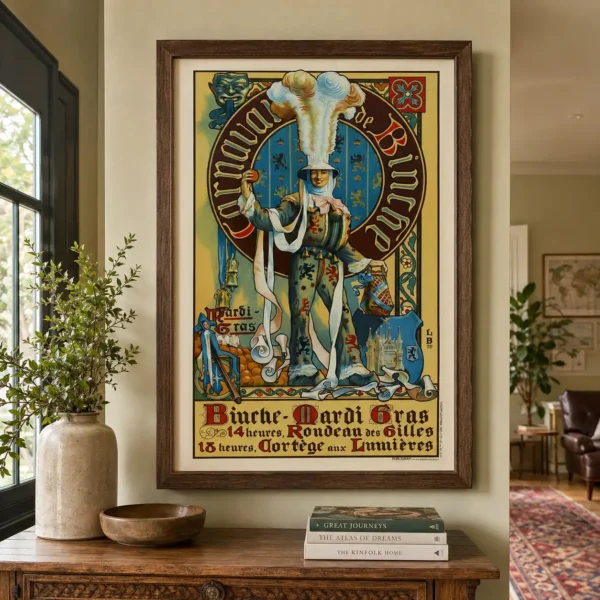 Belgian Railway Poster, 1910 National Rail Wall Art