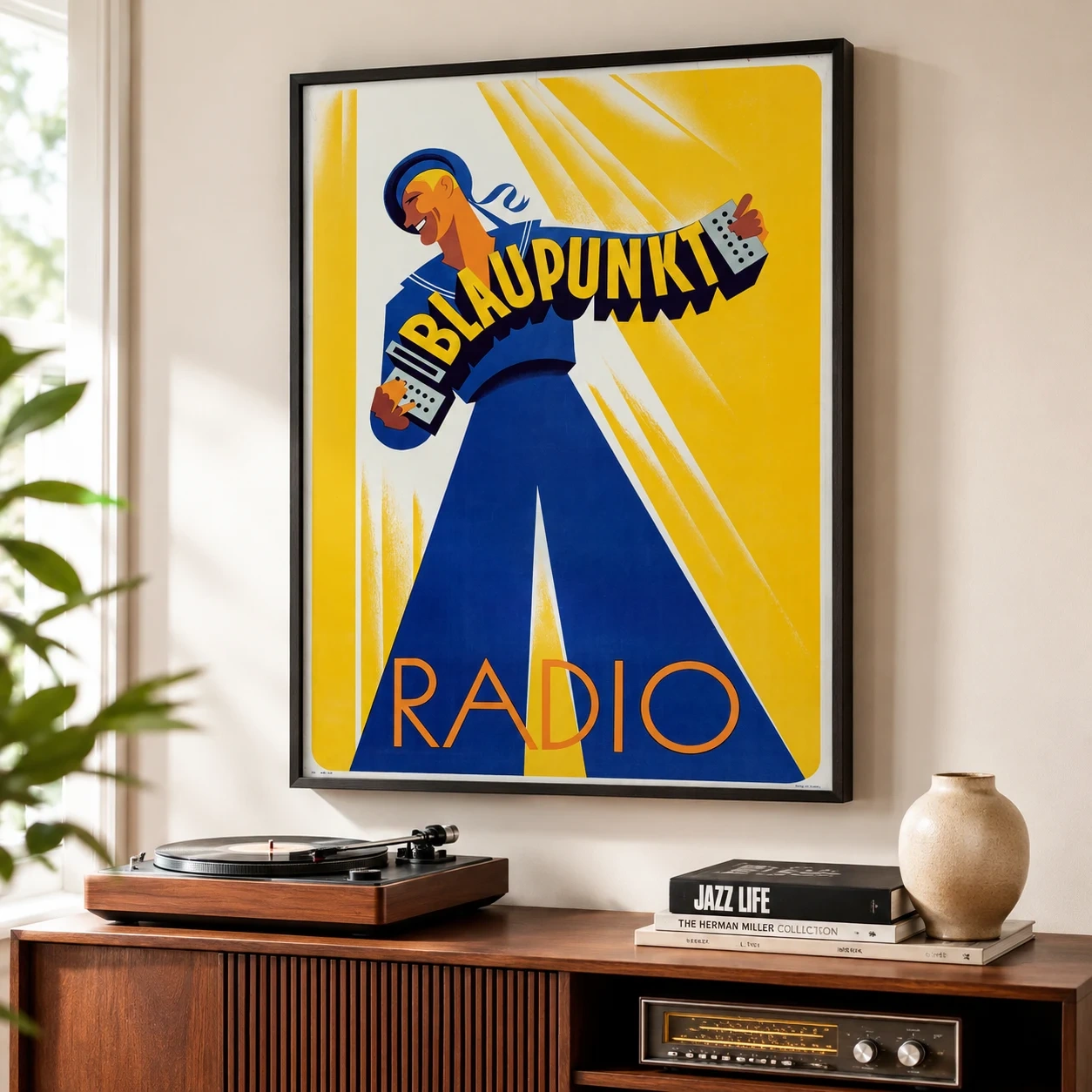 Blaupunkt Radio — strong choice for industrial design enthusiast, Blaupunkt Radio Poster