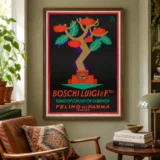 Boschi Luigi Figli Poster, 1926 Product Advertising Wall Art Print