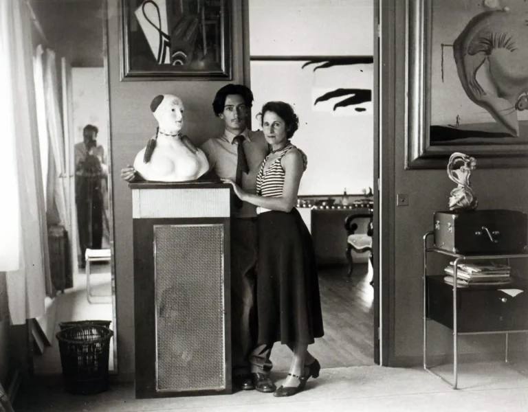Clean artwork view of Dali Gala Photo Print, Brassaï 1969 Poster. Dali Gala Photo Print (1960-1969) connects Brassaï with Brassaï’s portrait of Salvador Dalí and Gala from the 1960–1969 period in a clean wall-print format.