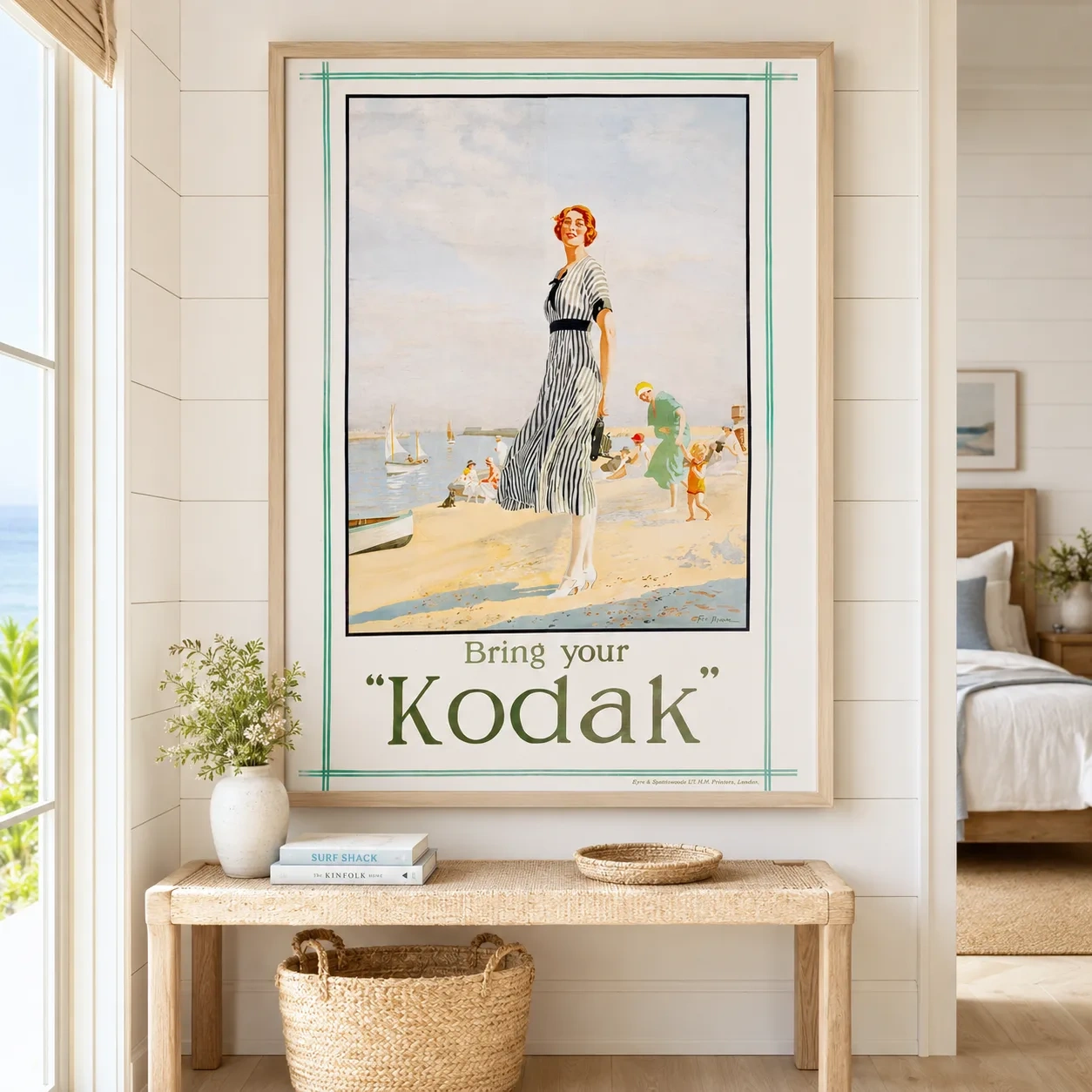Bring Your Kodak — bring Your Kodak Poster, 2026-1925, Fred Pegram Travel Wall Art Print
