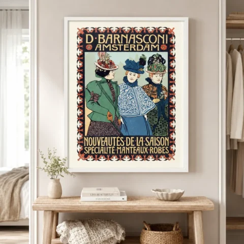Barnasconi Fashion — barnasconi Fashion Poster, Johann van Caspel Wall Art presents