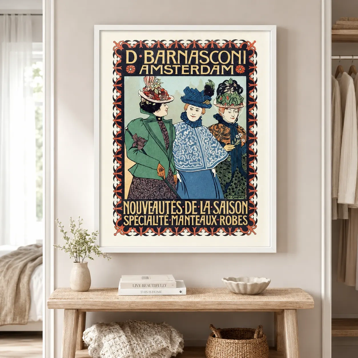 Barnasconi Fashion — barnasconi Fashion Poster, Johann van Caspel Wall Art presents