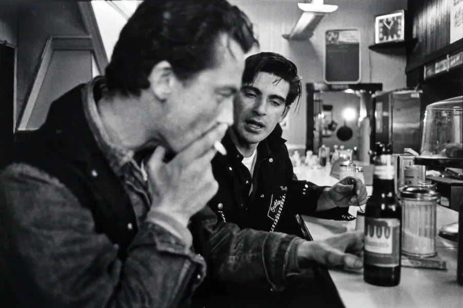Danny Lyon poster showing the Stoplight Cafe in Cicero, Illinois in 1965.