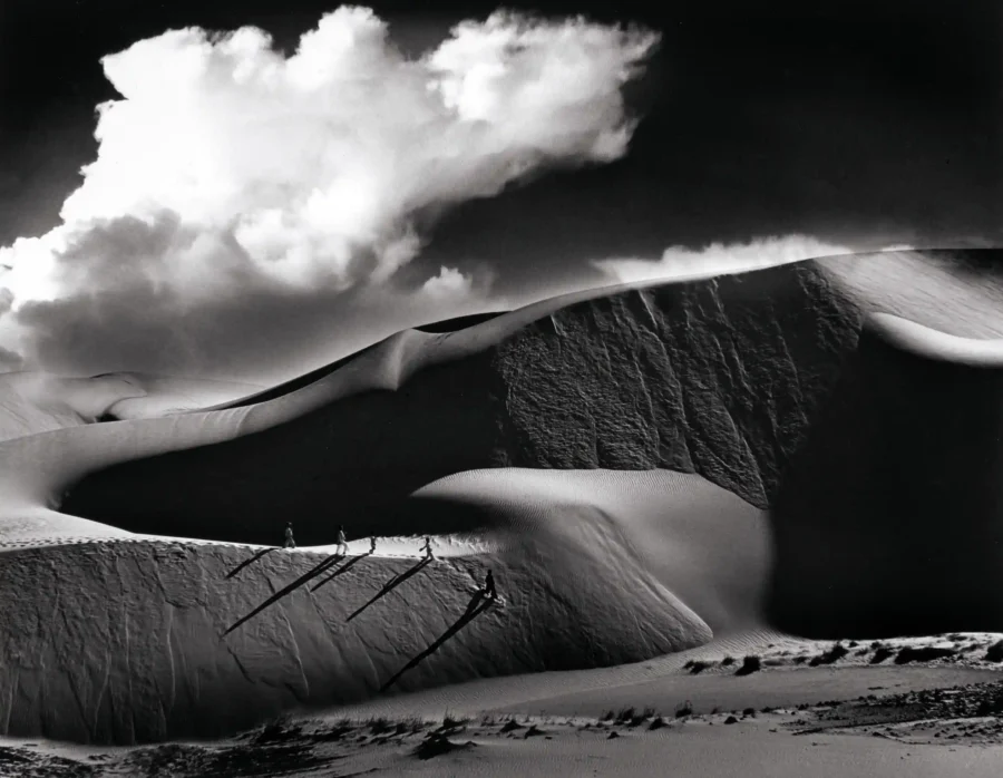 Don Hong-Oai poster showing sand dune landscape, 1968
