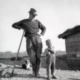 Dorothea Lange Mr Dougherty and One of the Children Photography Print