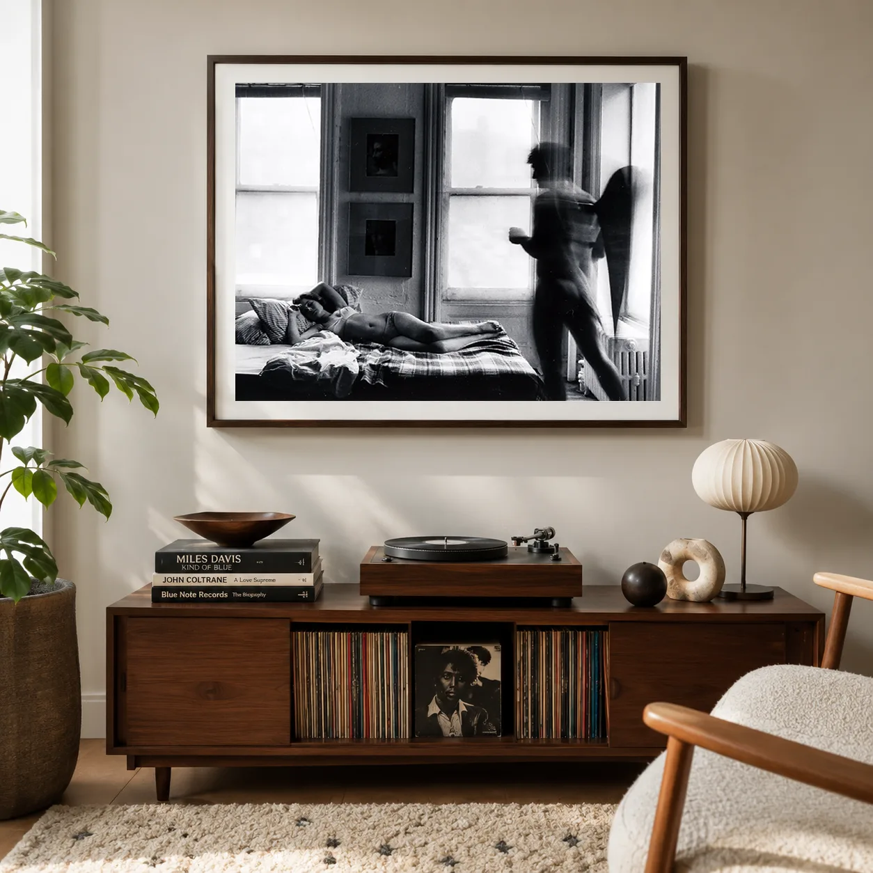 Duane Michals poster showing staged conceptual photograph, 1975 - 28x40 inches