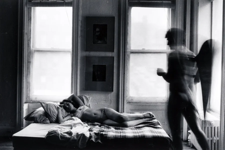 Michals Annunciation Duane Photography Print showing Michals Annunciation 1975 Photo Print (1975) presenting Duane Michals’