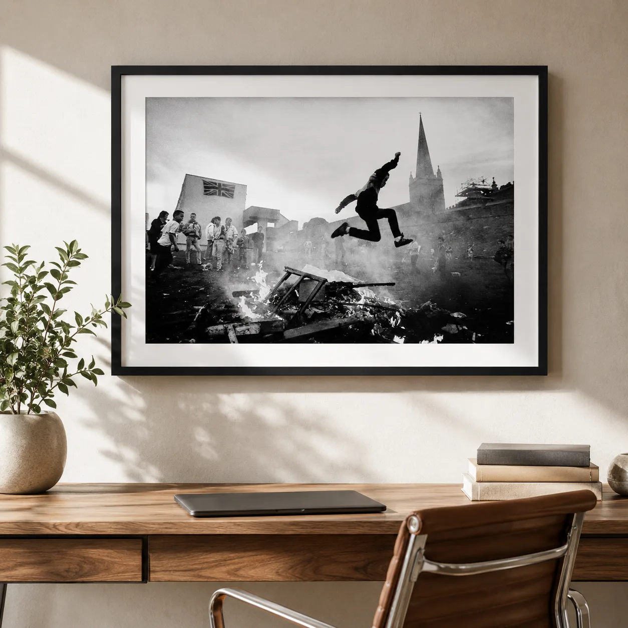 Ed Kashi poster showing Northern Ireland documentary photograph, 2026 - 28x40 inches