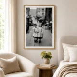Deux Fillettes Photo Print, Édouard Boubat 1952 Poster