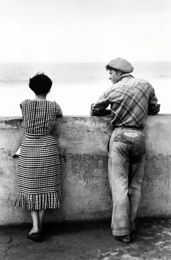 Edouard Boubat poster showing a Portugal scene photographed by Edouard Boubat in 1956.