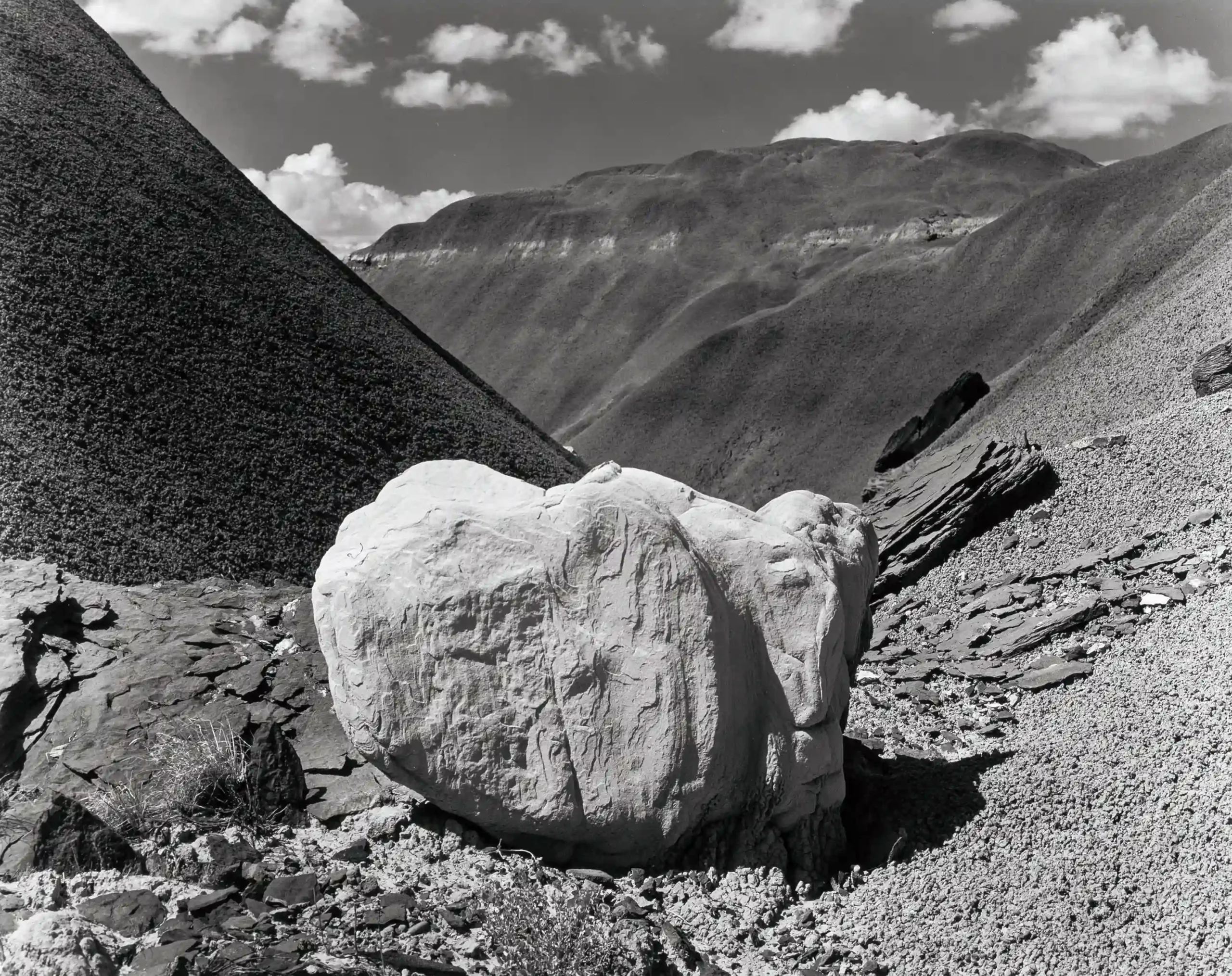 Eliot Furness Porter poster showing a White Boulder view in New Mexico’s Black Place.