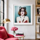 Ellen von Unwerth Meow I Jessica Chastain 2013 Photography Print