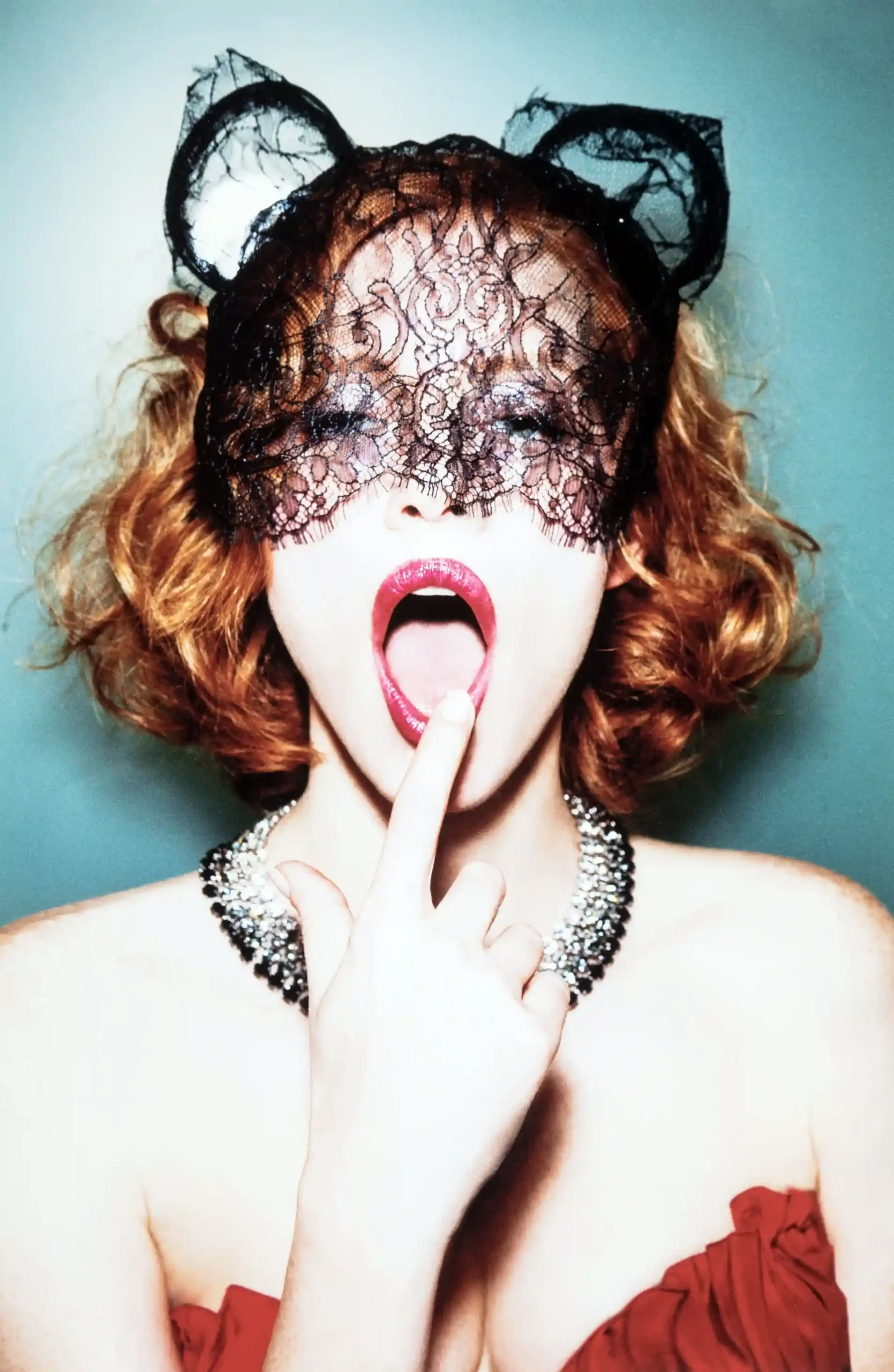 Ellen von Unwerth poster showing Jessica Chastain in a stylized 2013 portrait.