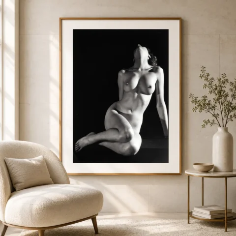 Berko Paris Figure Ferenc Photography Print showing Berko Paris Figure Print (1940) presenting Ferenc Berko’s Paris figure