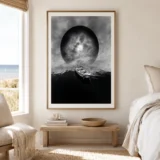 Jerry Uelsmann Untitled Boat and Moon 1982 Photography Print
