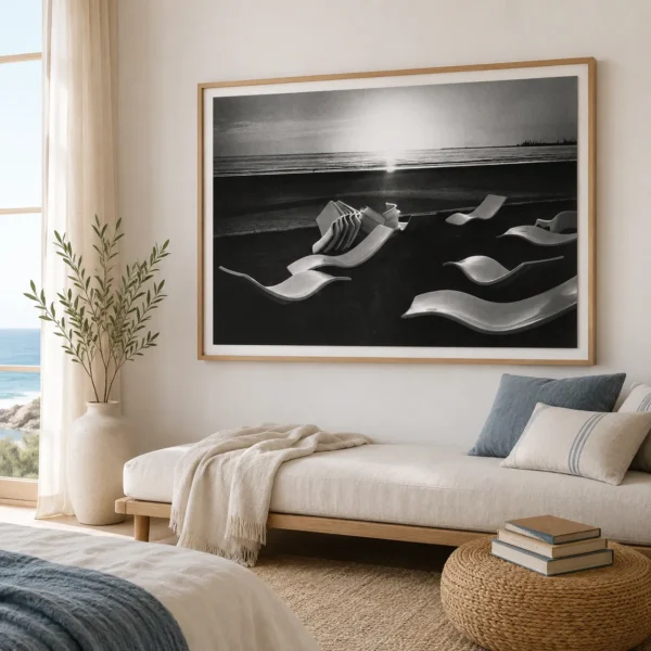 Martine Franck Beach Laid Out by the Club Photography Print