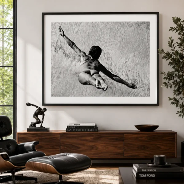 Lev Borodulin Diver 1960 Photography Print