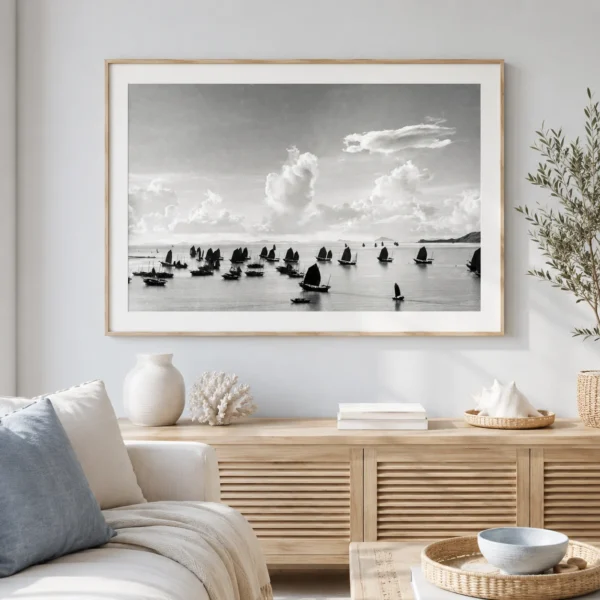 Werner Bischof Harbour of Kowloon Hong kong 1952 Photography Print