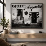 Max Yavno Ice Cream Boy in Front of Barber Photography Print